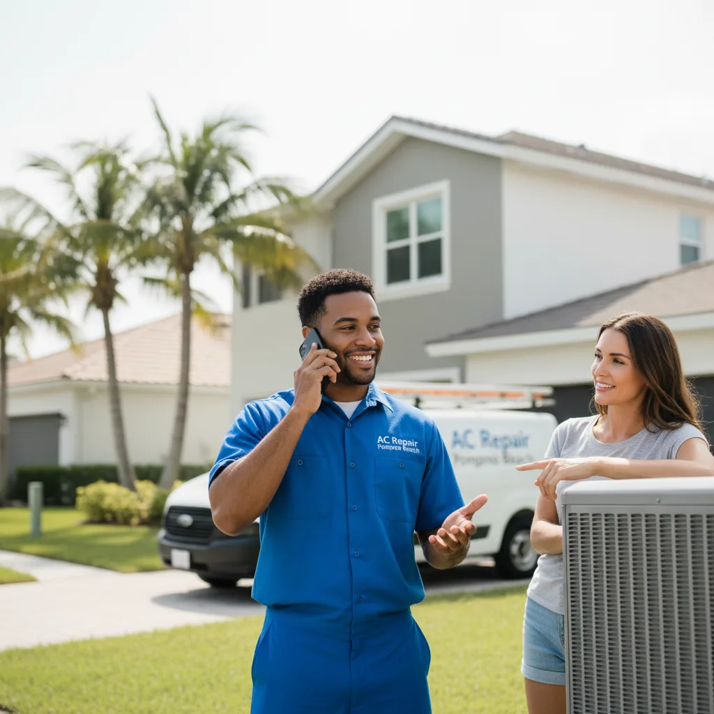 AC Repair Pompano Beach customer support in Holbrook